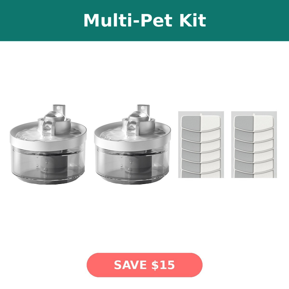 PawFlow Multi-Pet Kit Bundle
